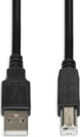 iBox IKU2D18 USB 2.0 A - USB 2.0 B (apa - apa) kábel 1.8m - Fekete