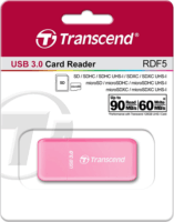 Transcend RDF5R USB 3.0 Külső kártyaolvasó - Pink