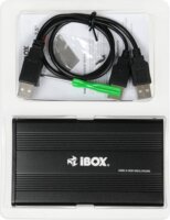 iBox IEU2F01 HD-01 2.5" USB 2.0 Külső HDD ház Fekete