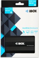 iBox IEU2F01 HD-01 2.5" USB 2.0 Külső HDD ház Fekete