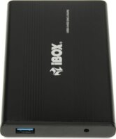 iBox IEU3F02 HD-02 2.5" USB 3.0 Külső HDD ház Fekete