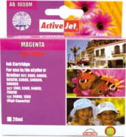 ActiveJet (Brother LC1000M,LC970M) Tintapatron Magenta