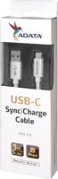 Adata ACA3AL-100CM-CSV USB Type-A 3.0 - USB Type-C 3.0 (apa - apa) kábel 1m - Fehér