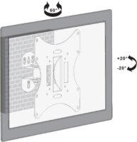 Maclean MC-501A B 23"-42" LCD TV/Monitor fai tartó - Fekete