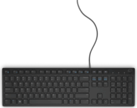 Dell KB216 USB Billentyűzet UK - Fekete