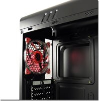 LC-Power Gaming 988B Red Typhoon Window Számítógépház - Fekete