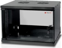 TechlyPro 19" Fali rack szekrény 6U 450mm - Fekete