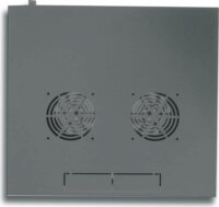 TechlyPro 19" Fali rack szekrény 6U 450mm - Fekete