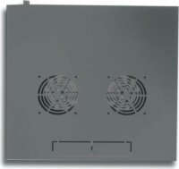 TechlyPro 19" Fali rack szekrény 6U 320mm - Fekete