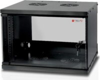TechlyPro 19" Fali rack szekrény 6U 320mm - Fekete