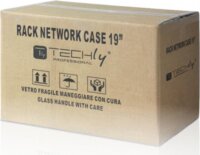 TechlyPro 19" Fali rack szekrény 6U 320mm - Fekete