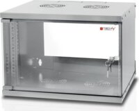 TechlyPro ECO 19" Fali szekrény, 6U 500x450 mm - Szürke