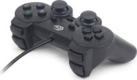 Gembird JPD-UDV-01 Dual Vibration Gamepad - Fekete