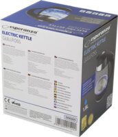 Esperanza EKK009 1,8L Vízforraló Átlátszó-Fekete