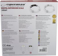 Esperanza EBS007K Jukari fürdőszoba mérleg - Fehér