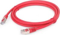 Gembird PP6A-LSZHCU-R-0.5M FTP CAT6a Patch kábel 0.5m Piros