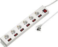 Hama 137239 Hálózati elosztó 6 aljzat 1,4m