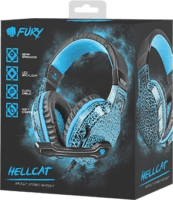Natec NFU-0863 Fury Hellcat Gaming Headset - Fekete/Kék