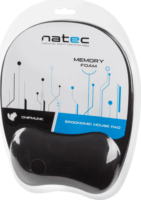 Natec NPF-0784 Chipmunk Memóriahabos Egérpad - Fekete