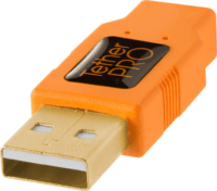 Tether Tools CU5451 TetherPro USB 2.0 - mini USB 2.0 kábel 4.6m - Narancs