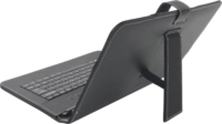 Esperanza EK125 MADERA Billentyűzetes tablet tok 10.1" - Fekete (Angol)