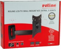 Roline 17.03.0007 10"-40" LCD TV/Monitor fali tartó - Fekete