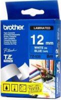 Brother TZE535 P-TOUCH Feliratozógép szalag 12mm fehér kéken