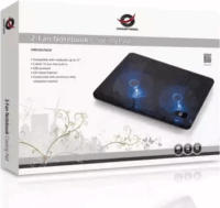 Conceptronic 110503307 17" notebook hűtőpad - Fekete