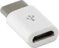 Sbox AD.USB-C W USB 2.0 anya - Type-C apa adapter - Fehér