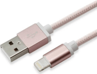 Sbox USB-iPhone 7 Lightning iPhone töltőkábel 1.5m - Rozé-arany