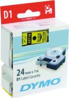 DYMO LM D1 Feliratozógép szalag 24mm fekete betű / sárga alap