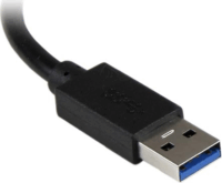 Startech ST3300GU3B USb 3.0 HUB (3 port + RJ45) - Fekete