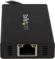 Startech ST3300GU3B USb 3.0 HUB (3 port + RJ45) - Fekete