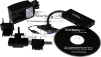 Startech ST3300GU3B USb 3.0 HUB (3 port + RJ45) - Fekete