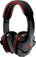 Esperanza Raven Gaming Headset - Fekete/Piros