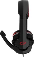 Esperanza Raven Gaming Headset - Fekete/Piros