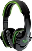 Esperanza Raven Gaming Headset - Fekete/zöld