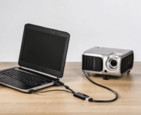 Hama VGA - HDMI+USB (AUDIO) adapter Fekete