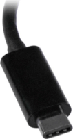 Startech USB-C apa - DVI-I anya adapter - Fekete