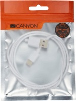 Canyon CNE-USBC1W USB-A apa - USB Type-C apa Kábel 1.0m Fehér
