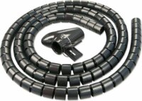 Lindy 40581 Kábelrendező spirál 5m - Fekete