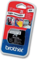Brother MK-221BZ P-Touch 9mm x 8 méter Feliratozógép szalag - Fehér alapon fekete
