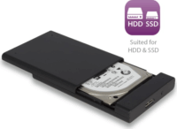 Ewent EW7044 2,5" - USB 3.1 Külső HDD ház Fekete