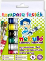 Nebuló 6 darabos tempera készlet - 6 színű