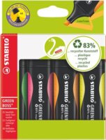 Stabilo Green Boss 2-5mm Szövegkiemelő készlet 4 szín