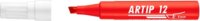 ICO Artip 12 1-4mm Alkoholmentes marker - Piros