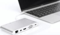Digitus DA-70861 USB-C 3.1 Dokkoló - Ezüst