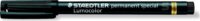 Staedtler Lumocolor Special 0,4mm Alkoholos marker - Fekete