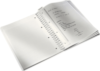 Leitz Wow 80 lapos A4 kockás spirálfüzet - Rózsaszín