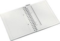 Leitz Wow 80 lapos A5 vonalas spirálfüzet - Lila